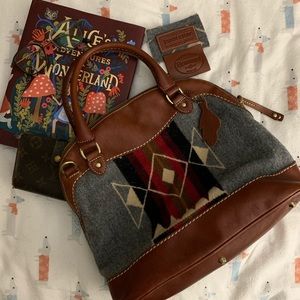 Very Rare Pendleton/Horween Leather/Roots Purse